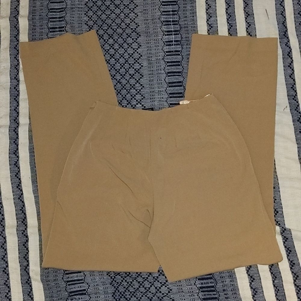 Dialogue Vintage women's tan pants - Picture 2 of 5